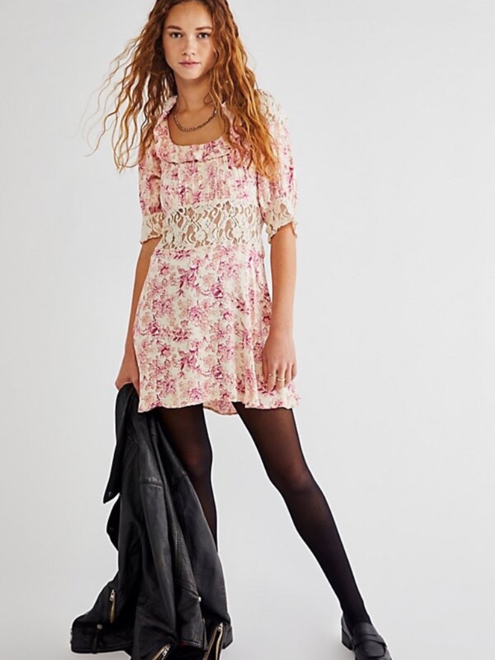 FREE PEOPLE Lucie Mini Dress ~ Size 6 ~ NEW  - 🌷͙֒ ~ Retails $128.00